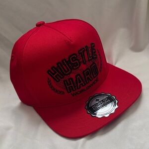 Vibrant Red Hustle Hard Cap